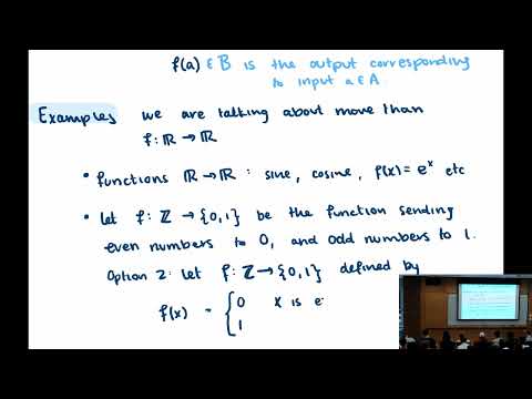 Thumbnail for Linear Algebra with Theory; Lecture 2: Functions by Madeline Brandt
