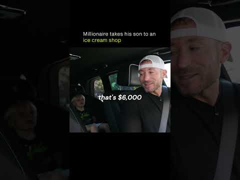 Thumbnail for How to raise a millionaire... #millionaire #fatherson #parenting #icecream #shawnlynch by More Of Shawn Lynch