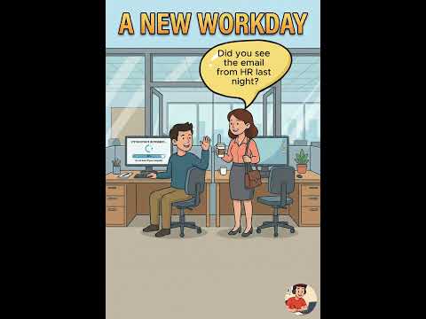 Thumbnail for Easy English Conversation at the Office | Beginner A1–A2 | English Practice by Mark English