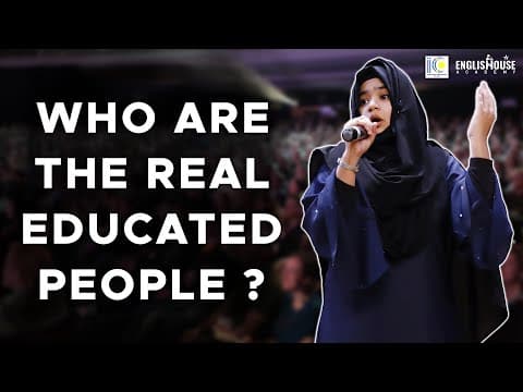 Thumbnail for Aims & Objectives of Education | Who Are The Real Educated People? | Communication & Public Speaking by Munawar Zama