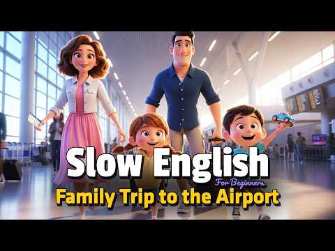Thumbnail for Family Trip to the Airport | Easy English Listening Practice (A2 Level) by Emma Daily English
