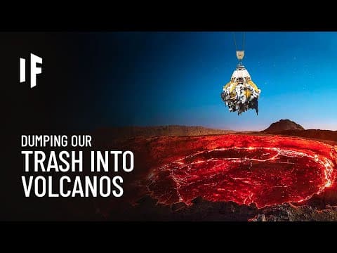 Thumbnail for What If We Dumped Our Trash into Volcanoes? by What If