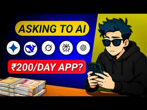 Thumbnail for AI Told me this App's to Earn ₹200/day by Xon Cash