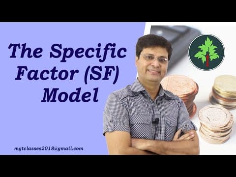 Thumbnail for Specific Factor (SF) Model in Hindi by Dr Naved Classes (Management Classes)