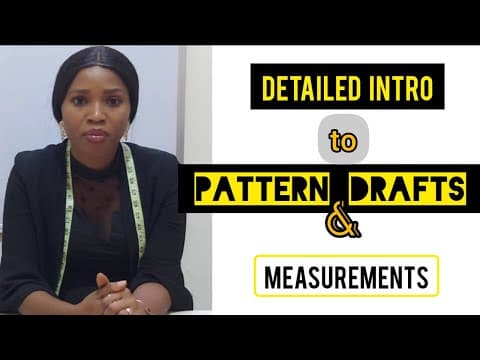 Thumbnail for Drafting a Basic Bodice Block - Pattern Drafting and Measurement for Beginners by Ebby Pattern Drafts