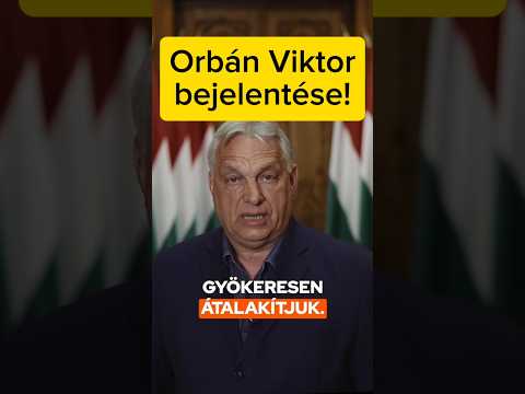 Thumbnail for Orbán Viktor bejelentése a jövőről és a folytatásról! Itt!#hun #hungary #magyar by Petrovics Zoltán