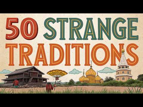 Thumbnail for 50 Weirdest Traditions Still Practiced Around the World by Dumbarium