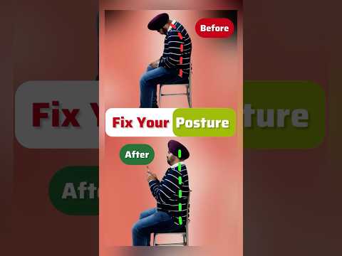 Thumbnail for Fix your posture ✅ | #physiowaladoctor #posturecorrection #posture #postureexercises #badposture by Physio wala doctor 