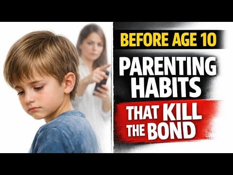 Thumbnail for BEFORE AGE 10: 10 Everyday Parenting HABITS That KILL Parent-Child BOND by Parenting Hacks