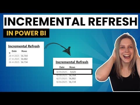 Thumbnail for Incremental Refresh in Power BI by PorcuBI - Valerie Junk