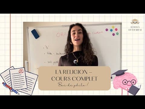 Thumbnail for LA RELIGION : cours complet pour le bac de philo ! by Schola Litterarum