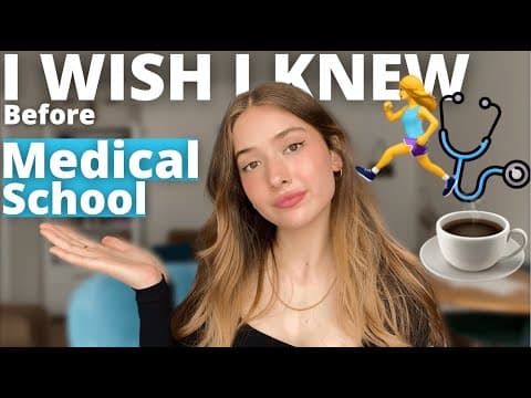 Thumbnail for 4 things I wish I knew before starting Medical School (4th year Med Student) by Zeliha Akpinar