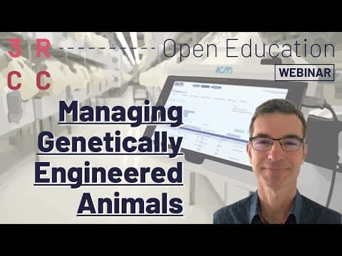 Thumbnail for Managing Genetically Engineered Animals Through the Lens of the 4Rs by Jean Cozzi by Swiss 3RCC