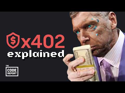 Thumbnail for AI agents are paying each other now… by Fireship