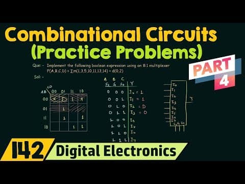 Thumbnail for Practice Problems on Combinational Circuits (Part 4) by Neso Academy