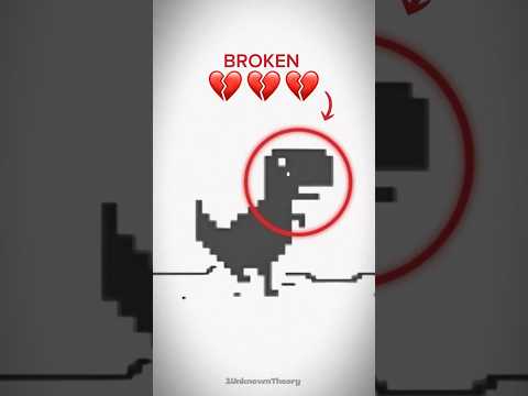 Thumbnail for The sad Ending of the Dino Chrome Game 💔😢 #shorts by Unknown Theory 