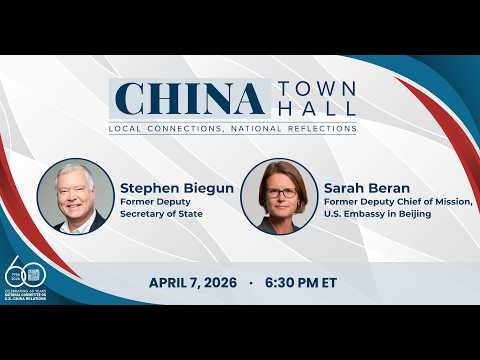 Thumbnail for CHINA Town Hall 2026 by National Committee on U.S.-China Relations