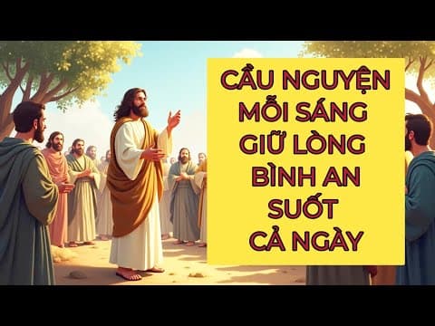 Thumbnail for Mỗi sáng cầu nguyện - Cả ngày bình an by Lặng Nghe Phúc Âm