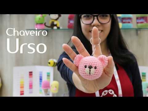 Thumbnail for Amigurumi chaveiro urso (crochê) by Ariane Torres
