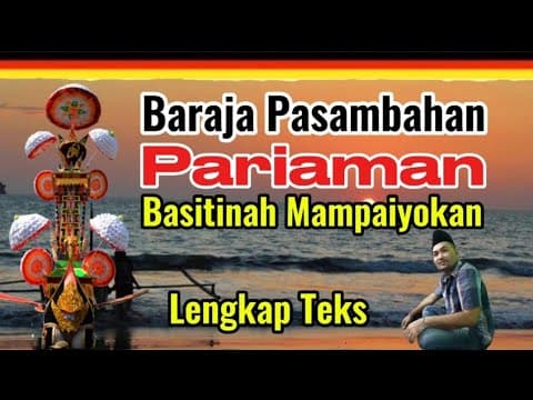 Thumbnail for Baraja Pasambahan Pariaman//Basitinah Mampaiyokan by Channel Kapalo Mudo