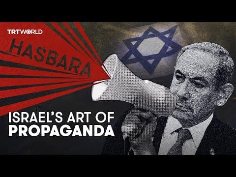 Thumbnail for How Israel uses ‘hasbara’ to whitewash its crimes against Palestinians by TRT World