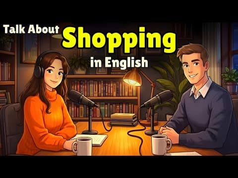 Thumbnail for How to Talk About Shopping in English | Real Conversation Practice by Real Life English Room