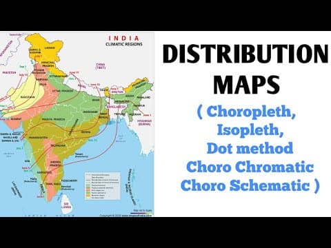 Thumbnail for Distribution Maps in Geography| In Hindi | NCERT by GeographicALLY