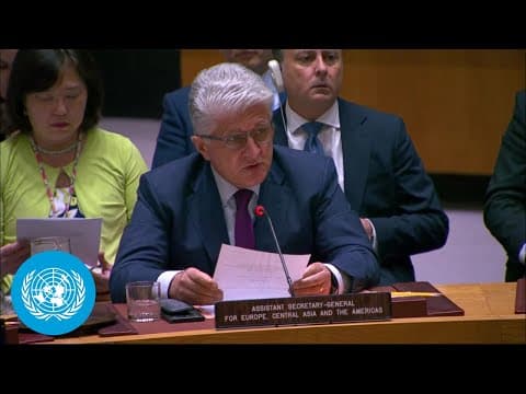 Thumbnail for Ukraine: Diplomatic momentum at risk - Briefing | United Nations by United Nations