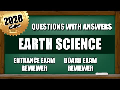 Thumbnail for Entrance Exam Reviewer 2020 | Common Questions with Answer in Science - Earth Science | PART 1 by Marky Ermac