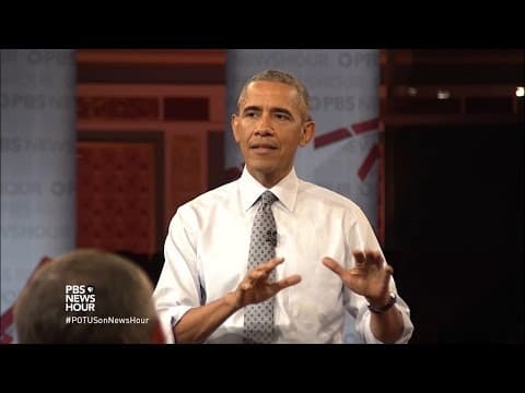 Thumbnail for What's the one thing you'd change, Mr. President? by PBS NewsHour