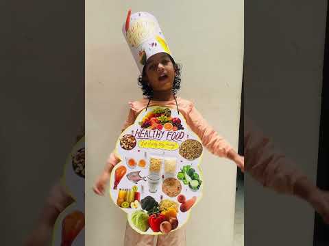 Thumbnail for ‘Healthy Food’ fancy dress competition❤️ speech for healthy food # DIY easy #YA2S Kids by YA2S KIDS