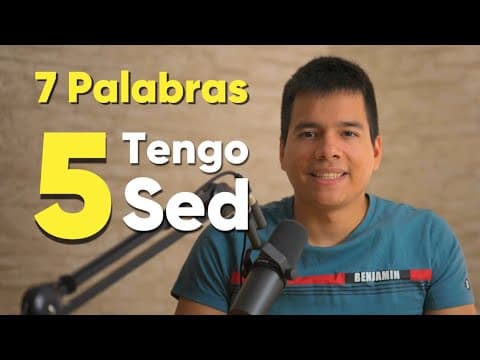 Thumbnail for Tengo sed - Video #11 (BENJAMIN) 7 palabras de Jesús by Benjamin