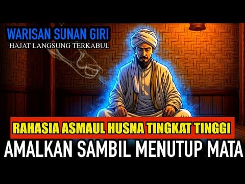 Thumbnail for RAHASIA ASMAUL HUSNA TINGKAT TINGGI:  Jam Keramat Warisan Sunan Giri, AMALKAN SAMBIL MENUTUP MATA by REZEKI ILHAM