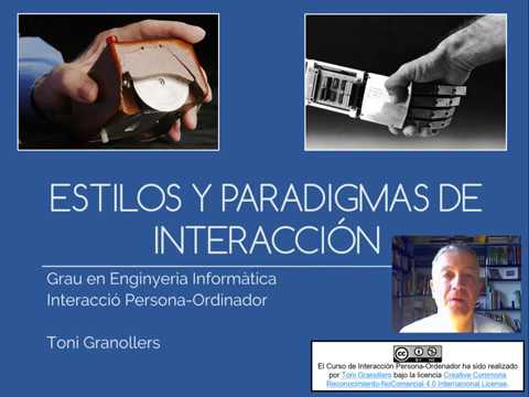 Thumbnail for Curso IPO - Estilos y Paradigmas de Interacción by MPIu_a Vídeos