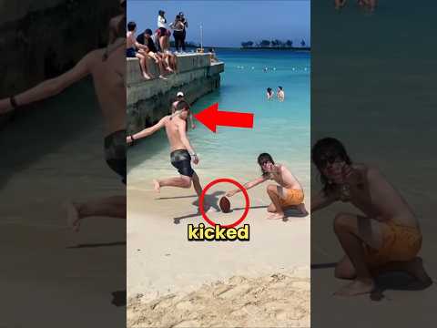 Thumbnail for These Kids Got Kicked Off the Beach for One Crazy Kick 😲🏖️ by Yorikonik