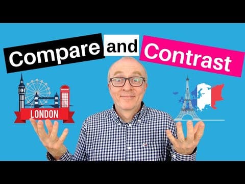 Thumbnail for How to Compare and Contrast: Phrases, Connectors and Idioms by English Speaking Success