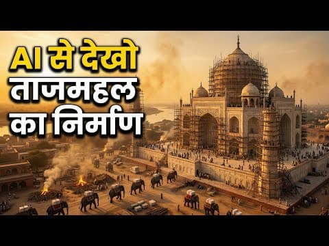 Thumbnail for ​AI से देखो: कैसे बना ताजमहल? | Taj Mahal History & Dark Secrets in Hindi by Ateet Docs