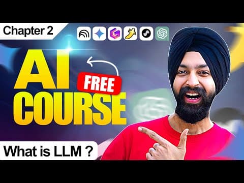 Thumbnail for Free AI COURSE for Beginners – Class 2 - What is LLM? LLMs Explained Easy #course #ai by Raj Photo Editing and Much More
