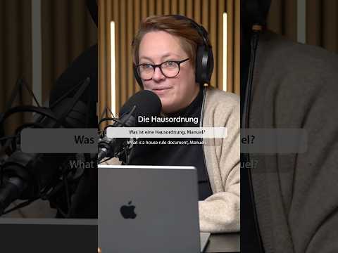 Thumbnail for Was ist eine Hausordnung? #easygerman #easygermanpodcast #deutschlernen #deutscheregeln by Easy German