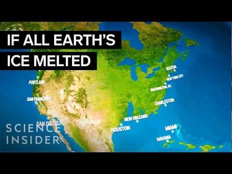 Thumbnail for How Earth Would Look If All The Ice Melted | Science Insider by Insider Science