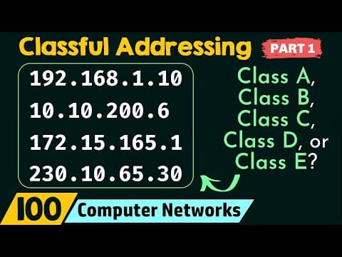 Thumbnail for Classful Addressing (Part 1) by Neso Academy