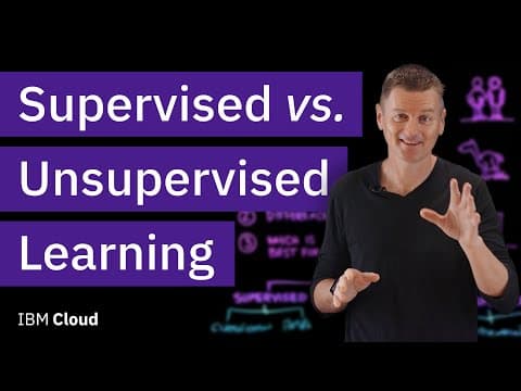 Thumbnail for Supervised vs. Unsupervised Learning by IBM Technology