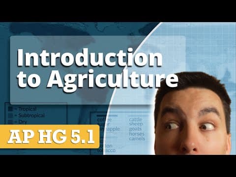 Thumbnail for Intensive & Extensive Agricultural Practices [AP Human Geography Unit 5 Topic 1] by Mr. Sinn