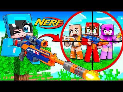 Thumbnail for Usé Armas NERF para Trollear a Mis Amigos en Minecraft... by Nacho