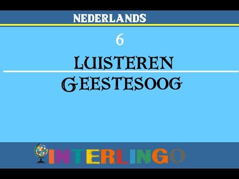 Thumbnail for Luisteren 6 - Geestesoog by InterLingo