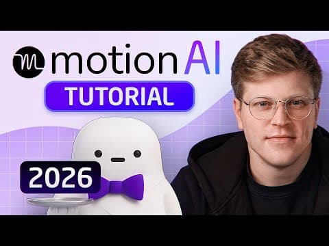 Thumbnail for Motion AI Tutorial 2026: How to Use Motion Step by Step by George Vlasyev