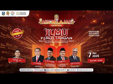 Thumbnail for ASN Belajar SEri 16 | 2026 - Menyalakan Ilmu Pengetahuan by BPSDM JATIM TV