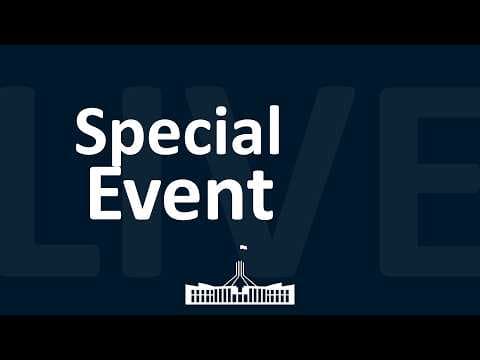 Thumbnail for Guest of Government Visit by the Right Hon. Mark Carney MP,  Prime Minister of Canada | 05/03/2026 by Australian Parliament House Streaming Portal