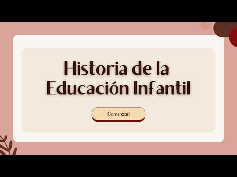 Thumbnail for Historia de la Educación Infantil by Allen ECE