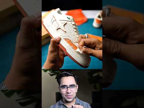 Thumbnail for "You Have to PEEL These Sneakers?! 🤯🍊" #viral #shorts #trending #facts by Viral Vipin